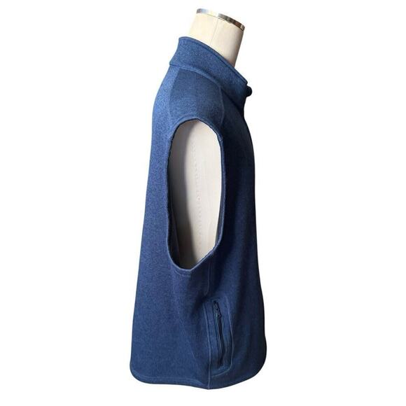 Vineyard Vines Warm Sweater Vest Men's Blue Size 2XLB Zip Up Golf Preppy - Picture 8 of 9